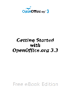 Logiciel OpenOffice.org OpenOffice - 3.3 Guide de démarrage
