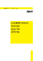 Hotte Zanussi ZHC605 Livret d'instructions